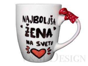 Keramična skodelica Najboljša žena na svetu