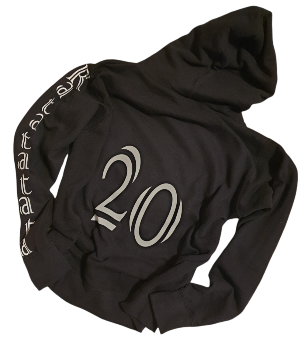 Pulover s kapuco hoodie z napisom - slika 2