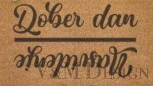 Predpražnik Dober dan- Nasvidenje