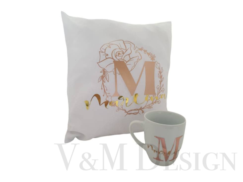 Blazina Monogram+ skodelica z imenom po želji