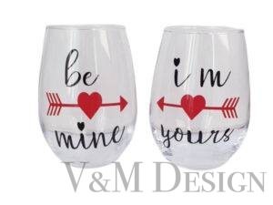 Kozarca za vino- Be mine