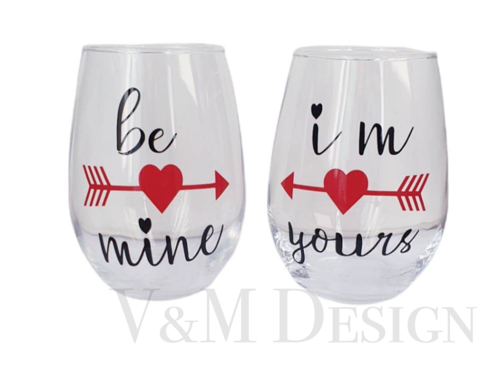 Kozarca za vino- Be mine