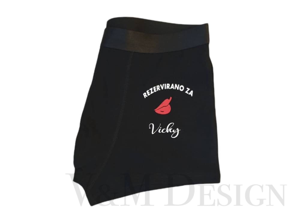 Personalizirane Moške boksarice Rezervirano za+ime