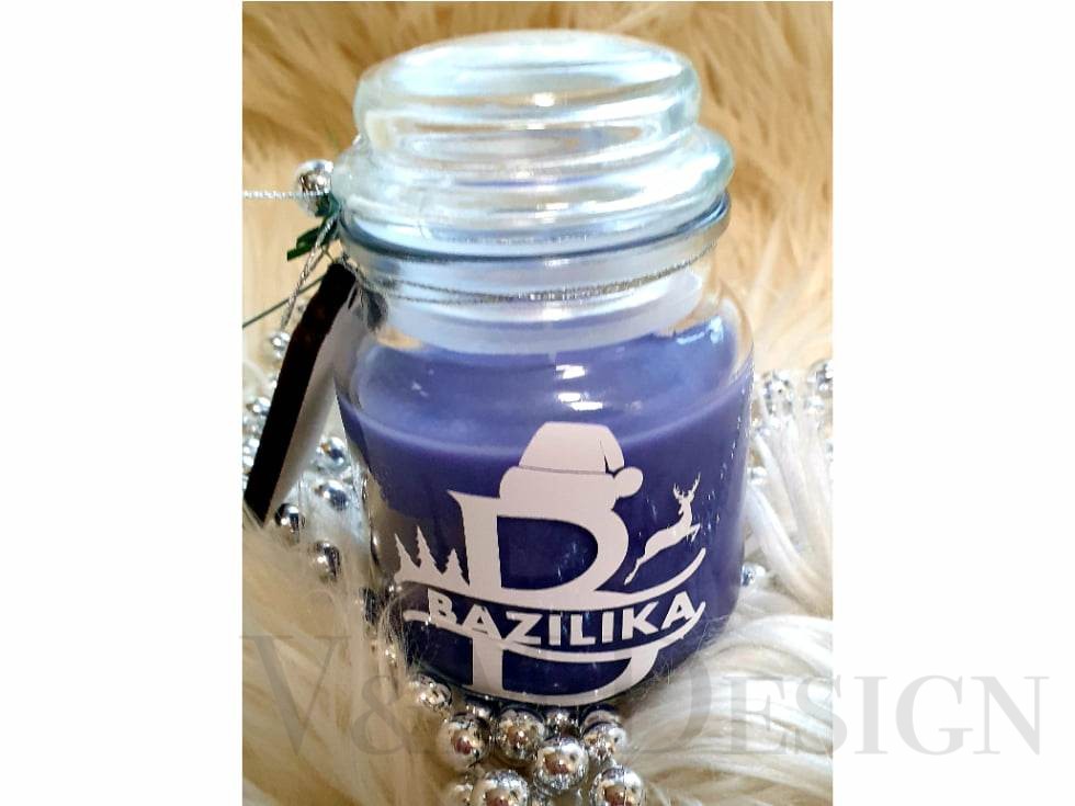Dišeča svečka vijolična z imenom
