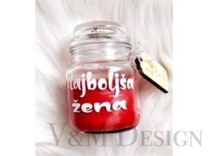 Dišeča svečka Najboljša žena- na svetu
