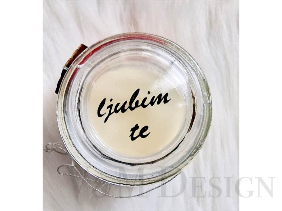 Dišeča sveča Ti in jaz -ljubim te - slika 2
