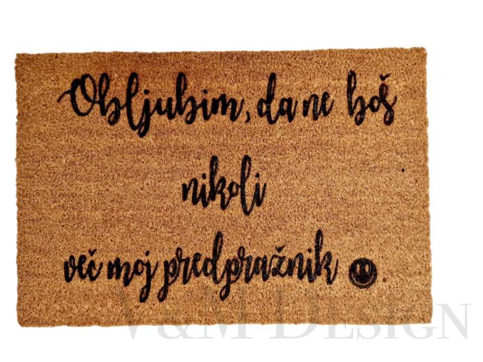 Predpražnik napis po vaši želji - slika 3