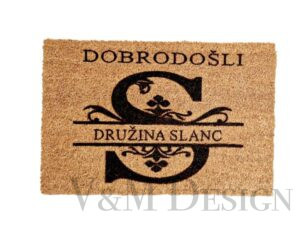 PREDPRAŽNIK Priimek-začetnica monogram