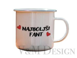 Emajliran lonček "Najboljši Fant"