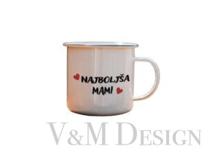 Emajliran lonček" Najboljša mami"