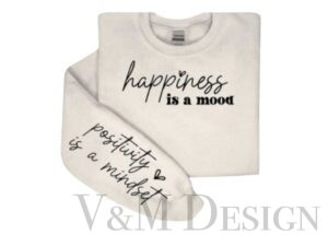 Pulover " Happiness is mood"