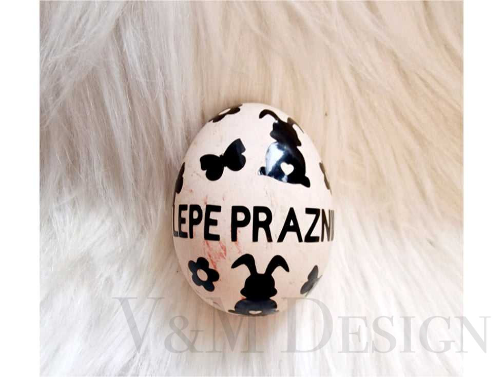 Nalepka za pirhe "Vesele praznike"