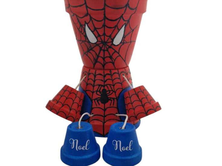Spidermen cvetlični lonček